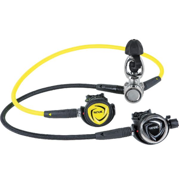 Комплект для дайвинга регулятор SEAC DX200 ICE DIN + октопус X100 + сумка