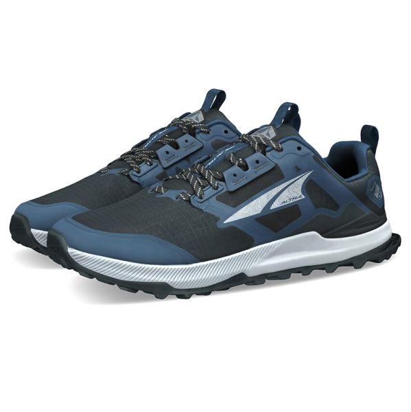 Кроссовки для бега мужские Altra Lone Peak 8.0 (черно-синий)