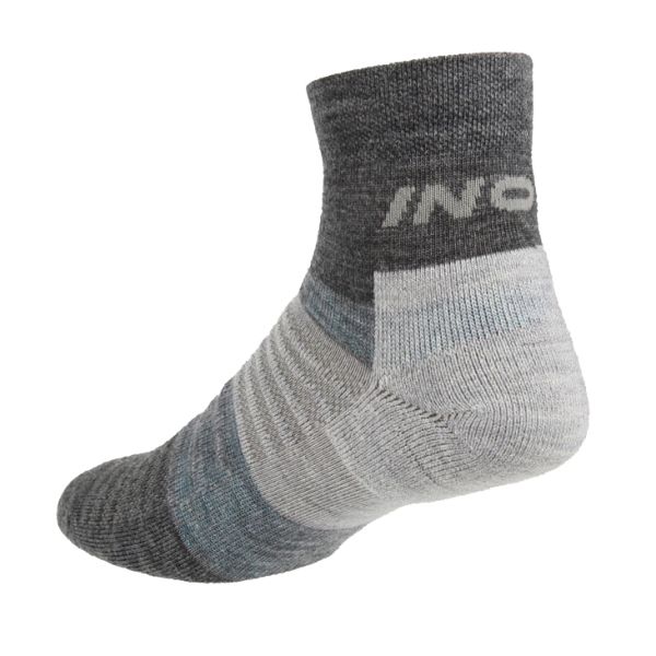Шкарпетки для бігу зимові Inov-8 Merino Mid (сірий)