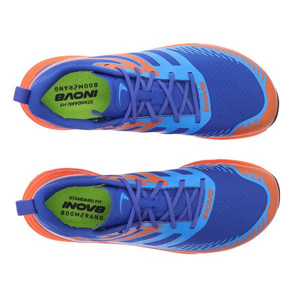 Кроссовки для трейла мужские Inov-8 TrailFly Zero (сине-оранжевый)