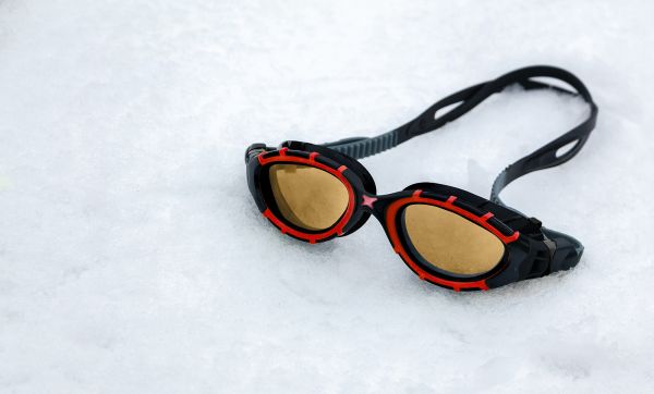 Окуляри для плавання Zoggs Predator Flex Polarized Ultra розмір S (чорно-червоний)