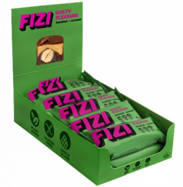 Батончик FIZI Box Choco Bar Hazelnut + caramel 45 г
