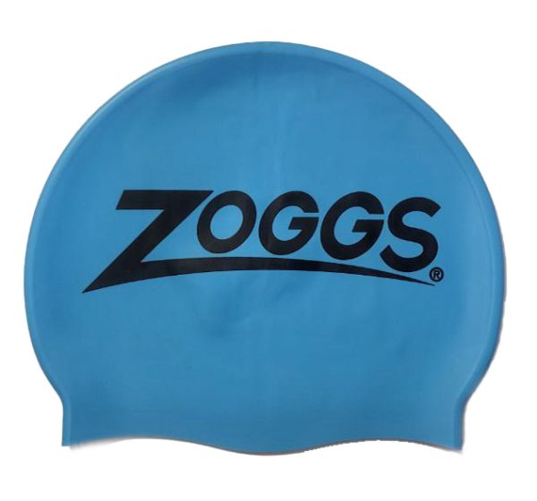 Шапочка для плавання Zoggs Silicone Cap з прапором України (синій)