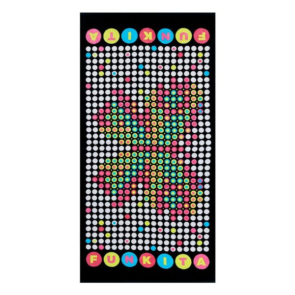 Рушник з бавовни Funkita Snow Flyer 80x160 cм (чорний)
