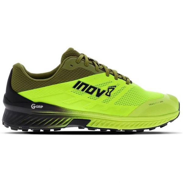 Кроссовки для бега мужские Inov-8 Trailroc G 280 (жёлто-зеленый)