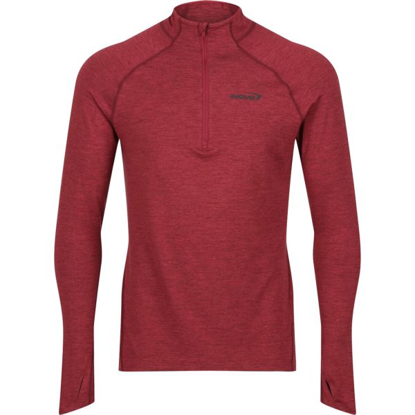 Термокофта для бігу INOV-8 Mid LSZ M (бордовий)