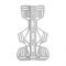 Компенсатор крило бублик Mares Xr-Rec TRIM Single Backmaunt Set 16 л One Size (під 1 балон)