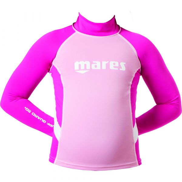 Реглан солнцезащитный Mares Rash Guard  Junior детский (розовый)