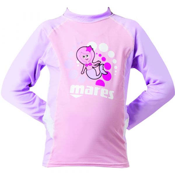 Реглан солнцезащитный Mares Rash Guard Kid детский (розовый)