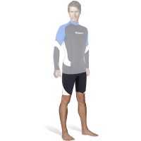 Шорти сонцезахисні Mares Rash Guard Shorts чоловічі (чорно-білий)
