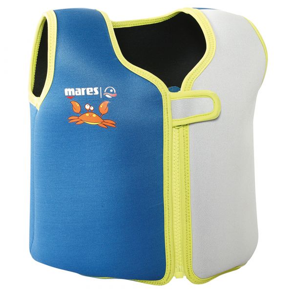 Жилет для плавания Mares Floating Jacket детский (сине-серый)