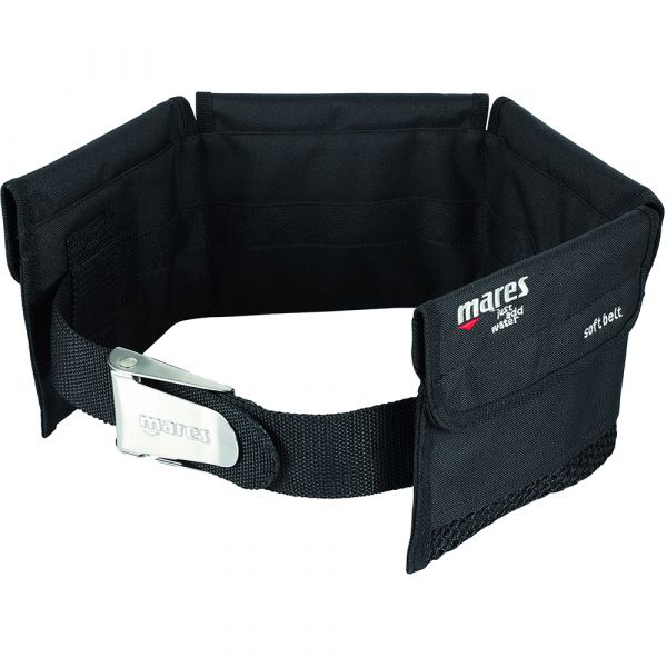 Ремень для дайвинга Mares Soft Weight Belt с карманами