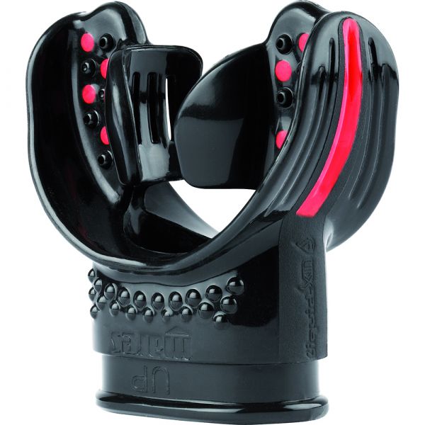 Загубник Mares Liquidskin Mouthpiece (чёрно-красный)