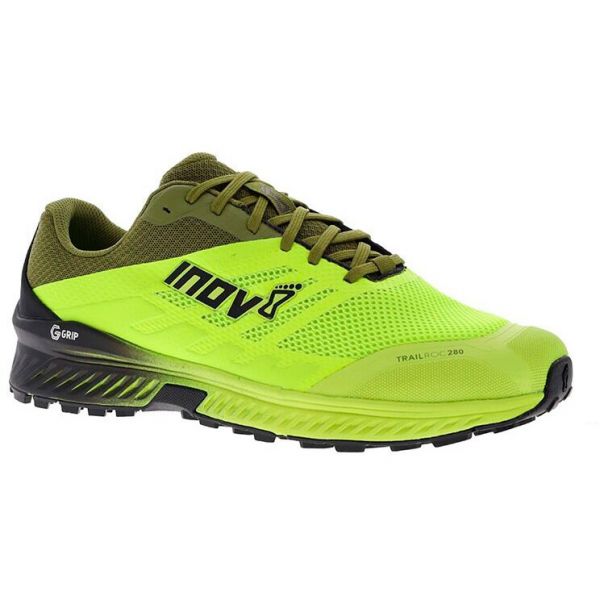 Кроссовки для бега мужские Inov-8 Trailroc G 280 (жёлто-зеленый)