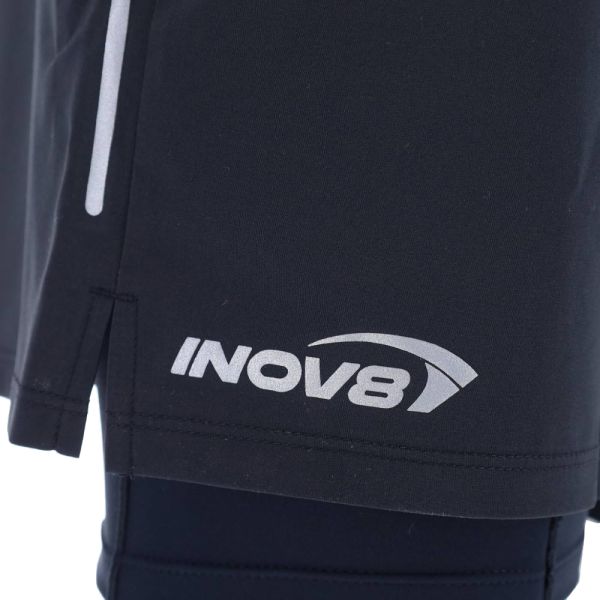 Шорти для бігу Inov-8 Airlite 2in1 чоловічі (чорний)