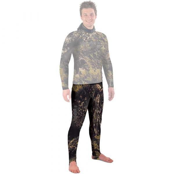 Штаны рашгард для подводной охоты Mares Rash Guard Illusion лайкра коричневый
