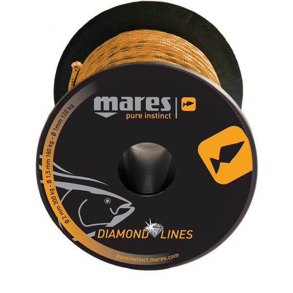 Линь Mares Diamond 1 mm (оранжевый)