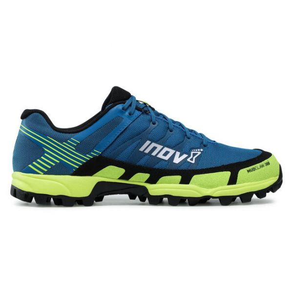Кроссовки для бега мужские Inov-8 Mudclaw 300 (сине-желтый)