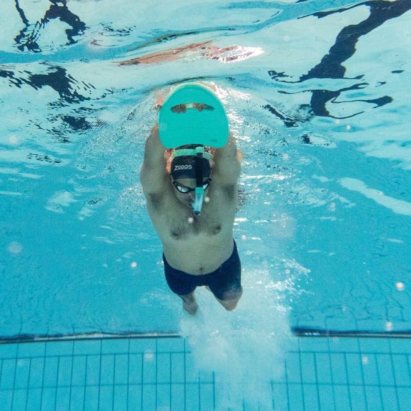 Фронтальная трубка Zoggs Centre Line Snorkel (черно-бирюзовый)