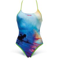 Купальник для бассейна Head Swim Lady (сине-зелёный)