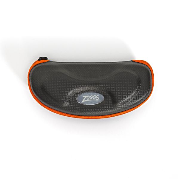 Чохол для окулярів твердий Zoggs Elite Goggle Case (чорно-помаранчевий)