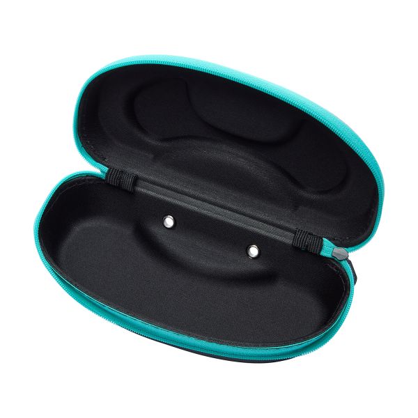 Чехол для очков твердый Zoggs Elite Goggle Case (черно-бирюзовый)
