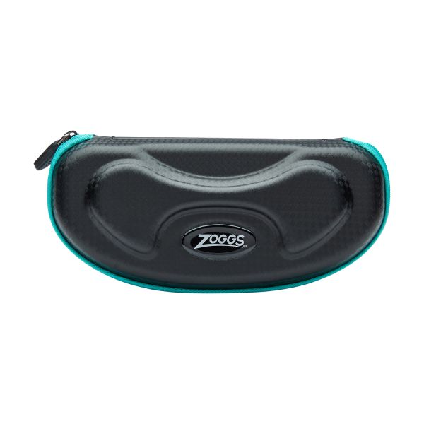 Чехол для очков твердый Zoggs Elite Goggle Case (черно-бирюзовый)