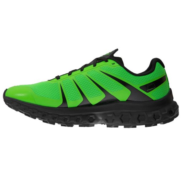 Кроссовки для трейла мужские Inov-8 TrailFly Ultra G 300 Max (зелёно-чёрный)