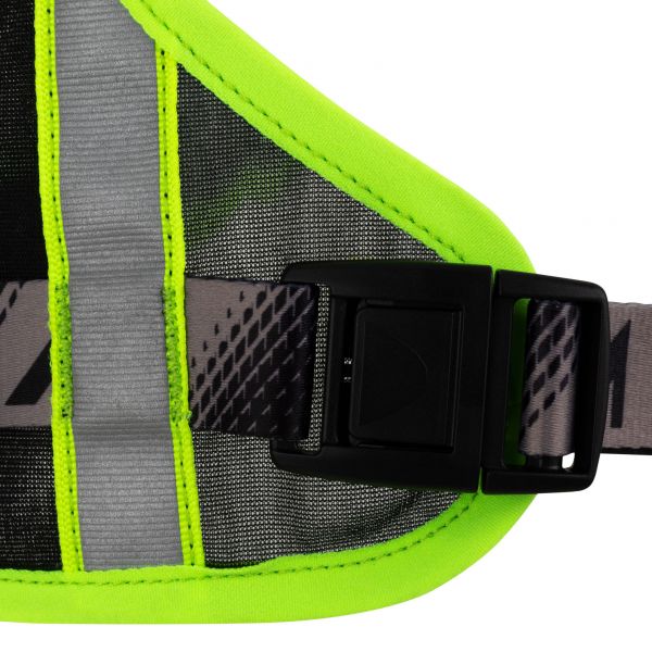Жилет для бігу UltrAspire Neon Reflective Vest світловідбиваючий (чорно-салатовий)