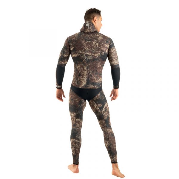 Гідрокостюм для підводного полювання Ghost Camo Brown Seac 7 mm