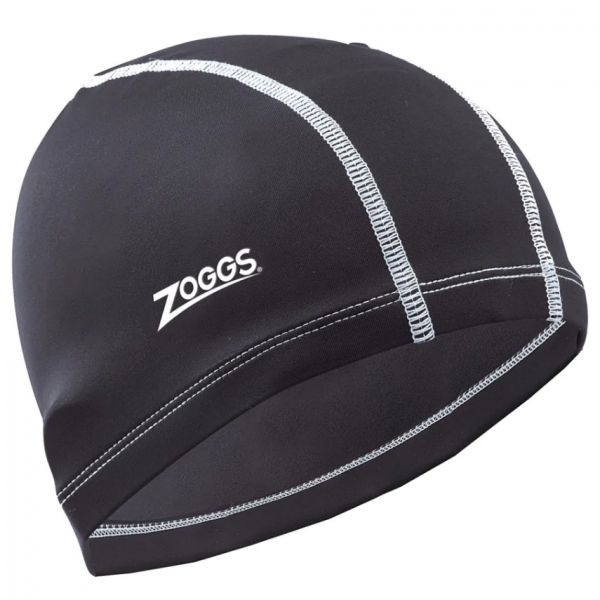 Шапочка для плавания Zoggs Nylon-Spandex Cap (чёрный)