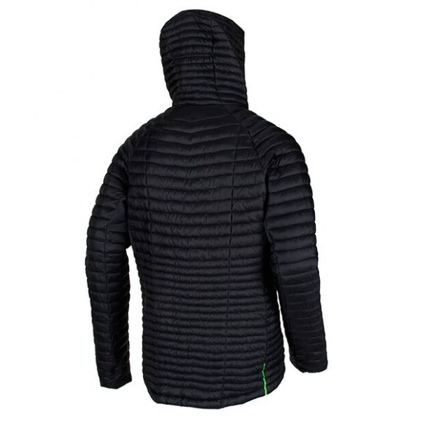 Куртка для бега зимняя Inov-8 Termoshell Pro FZ мужская (черно-зеленый)