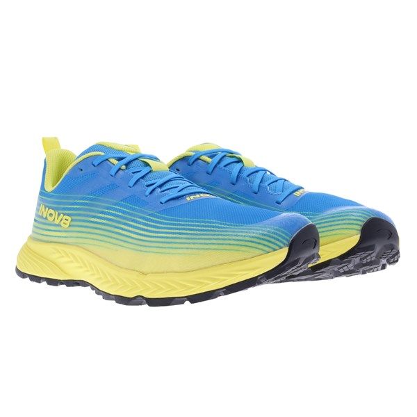 Кроссовки для трейла мужские Inov-8 TrailFly Speed (сине-желтый)