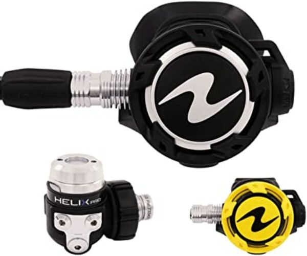 Комплект для дайвинга регулятор Aqualung HELIX PRO DIN + октопус