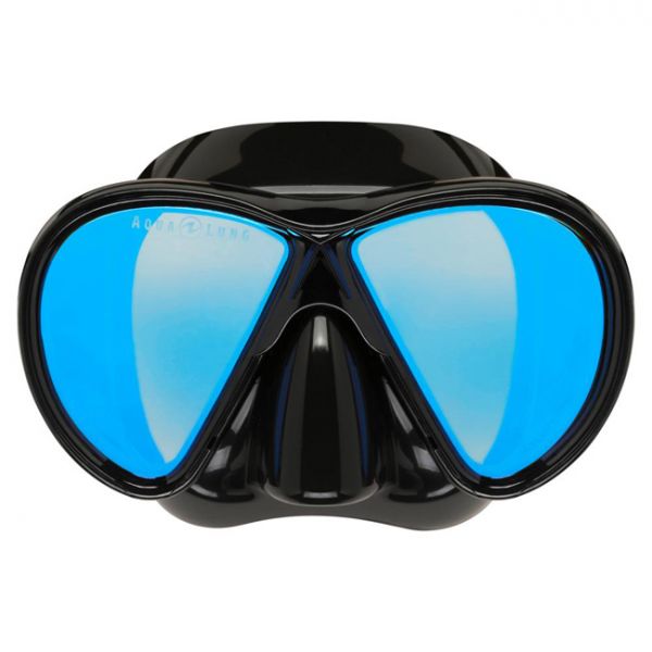 Маска для дайвинга Aqua Lung Horizon (чёрный, зеркально-синие линзы)