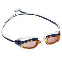 Очки для плавания Aqua Sphere Fastlane (бело-голубой, зеркально-красные линзы)