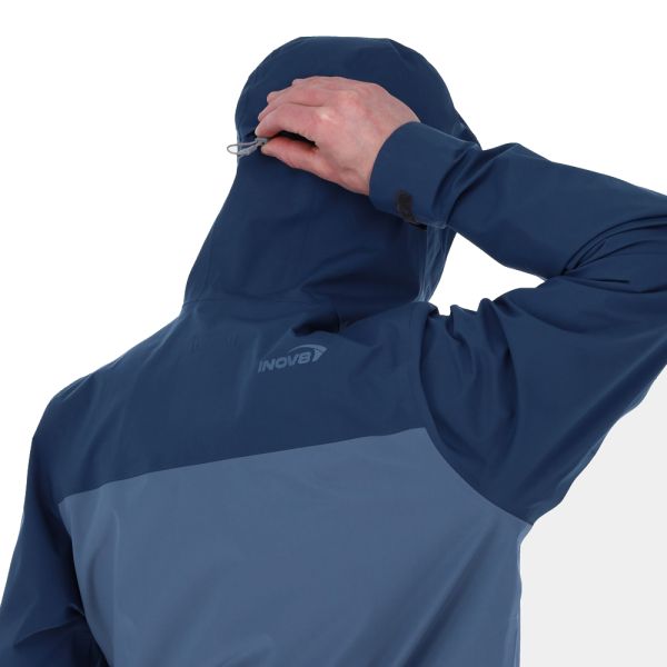 Куртка для бігу мембранна Inov-8 VentureLite Jacket FZ чоловіча (синій)