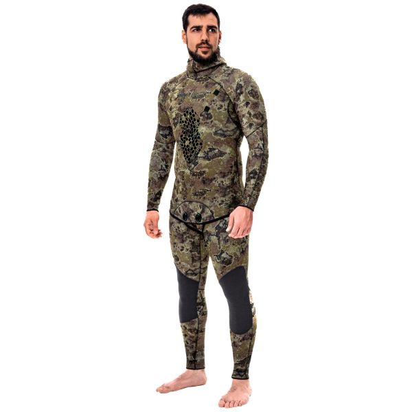 Гидрокостюм для подводной охоты Marlin Element Long John Green 5 мм