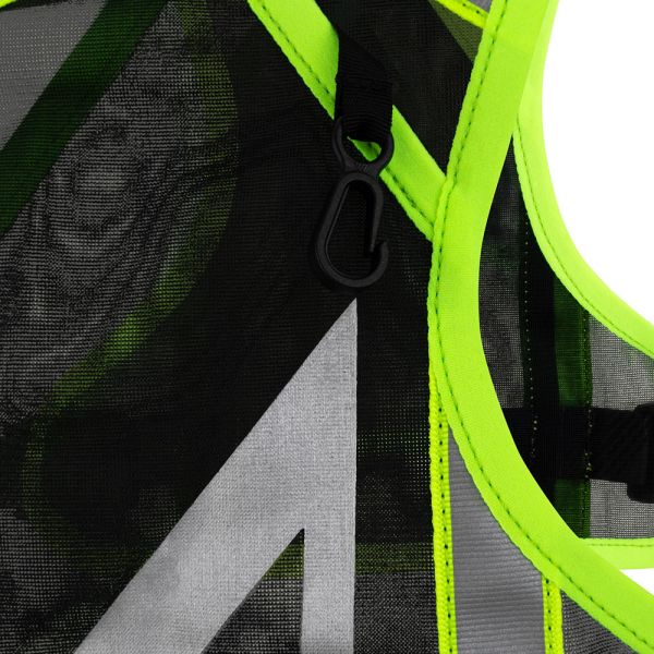 Жилет для бігу UltrAspire Neon Reflective Vest світловідбиваючий (чорно-салатовий)