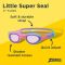 Очки для плавания детские Zoggs Little Super Seal 0-6 лет (розово-фиолетовый, линзы фиолетовые)