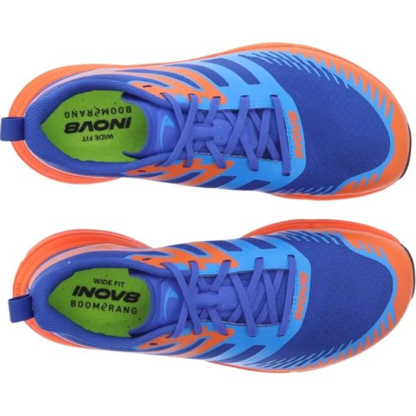 Кроссовки для трейла мужские Inov-8 TrailFly Zero W (сине-оранжевый)
