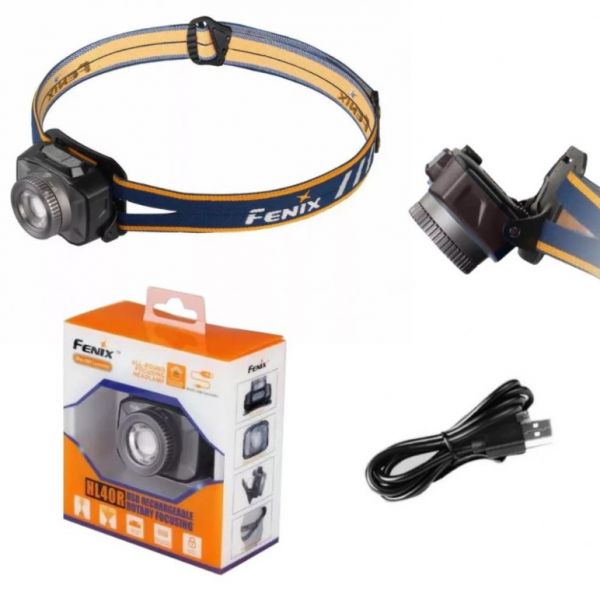 Фонарь налобный Fenix HL40R Cree (серый)