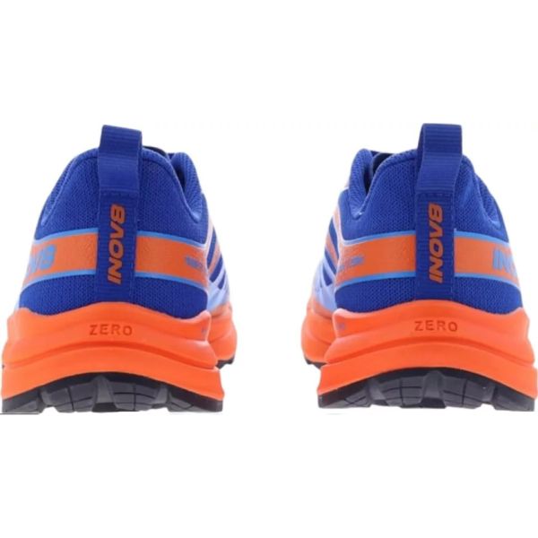 Кроссовки для трейла мужские Inov-8 TrailFly Zero W (сине-оранжевый)