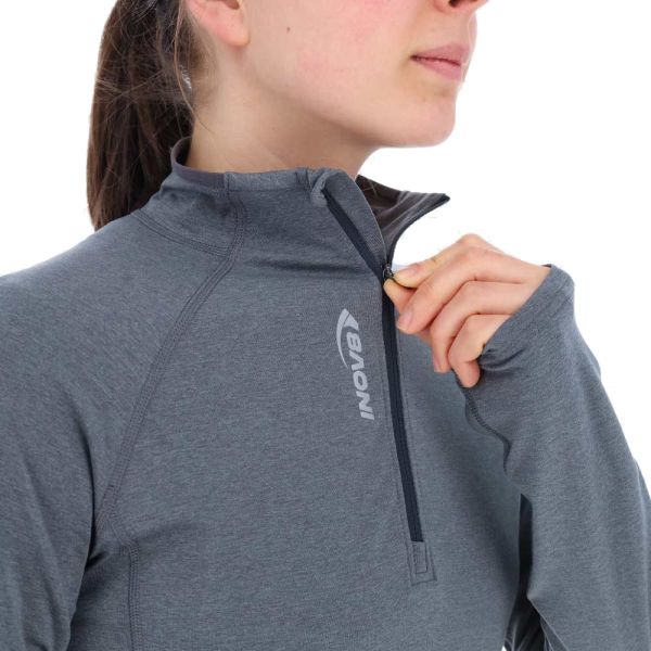 Термокофта для бега INOV-8 Active HZ женская (серый)