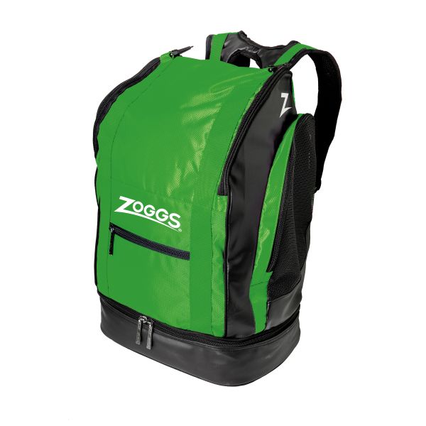 Сумка для бассейна Zoggs Tour Back Pack 40 L (черно-салатовый)