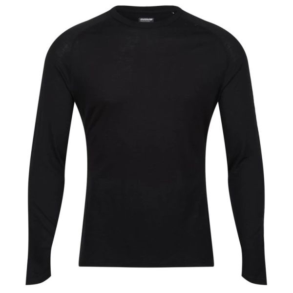 Термокофта для бігу Inov-8 Merino Long Sleeve T-Shirt чоловіча (чорний)