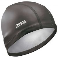 Шапочка для плавания Zoggs Nylon-Spandex PU Coated Cap (чёрный)