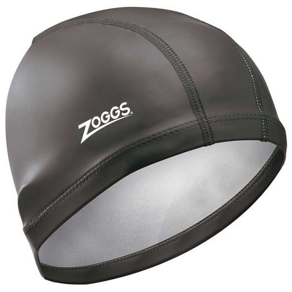 Шапочка для плавання Zoggs Nylon-Spandex PU Coated Cap (чорний)