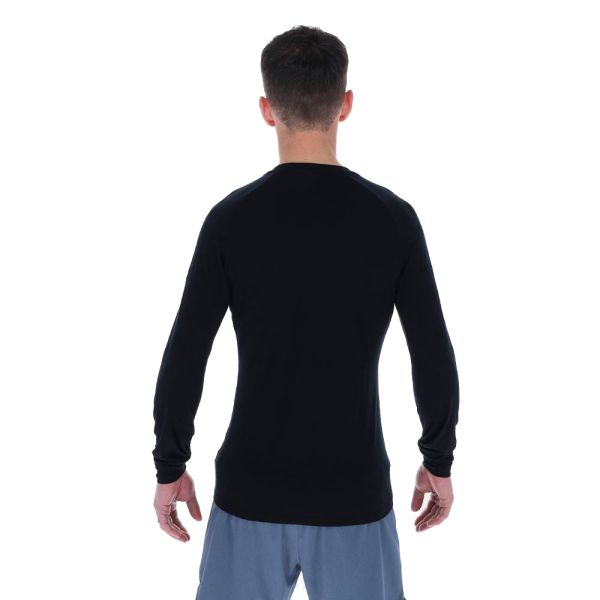 Термокофта для бігу Inov-8 Merino Long Sleeve T-Shirt чоловіча (чорний)