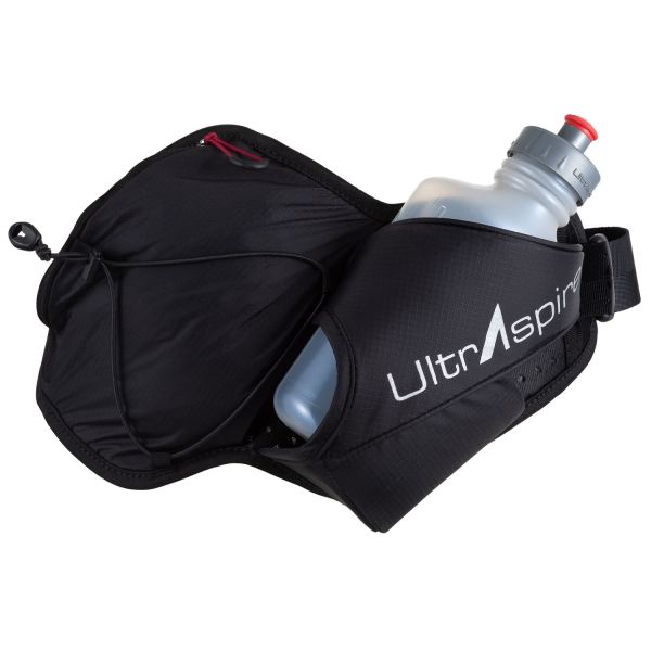 Пояс для бега Ultraspire Essential Bottle Pack 2.0 с флягой (черный)